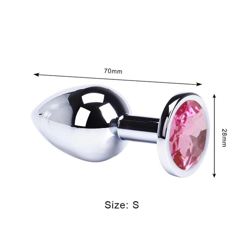 Stainless Steel Anal Plug - Toys for adults Anal toys - Couple Toys