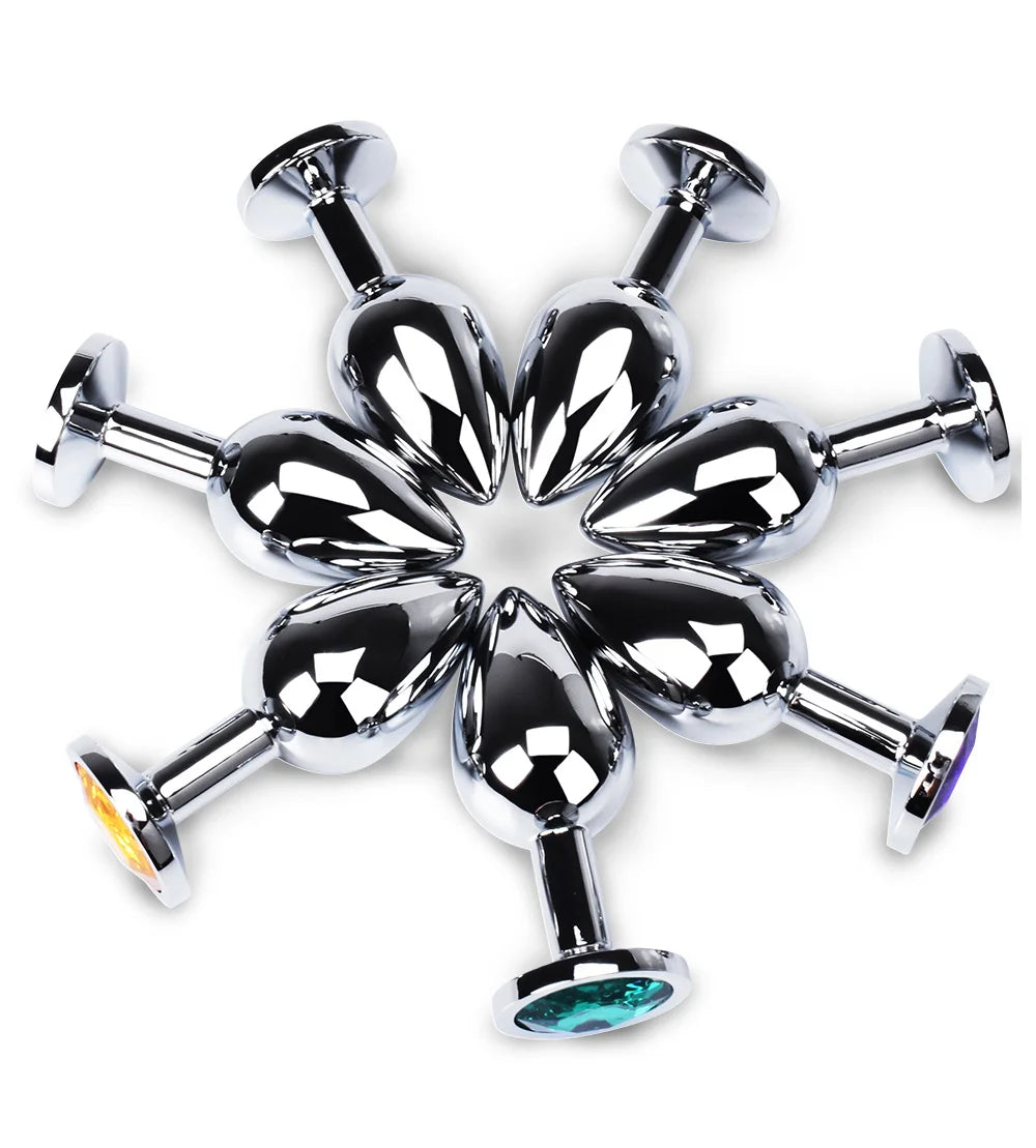 Stainless Steel Anal Plug -  Toys for adults Anal toys - Couple Toys