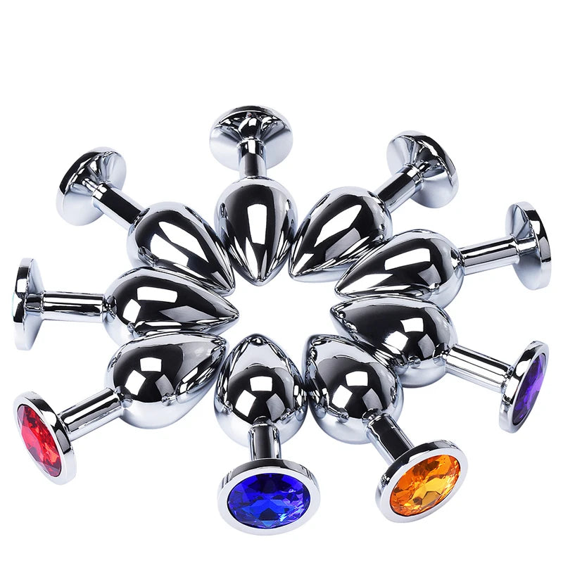 Stainless Steel Anal Plug -  Toys for adults Anal toys - Couple Toys