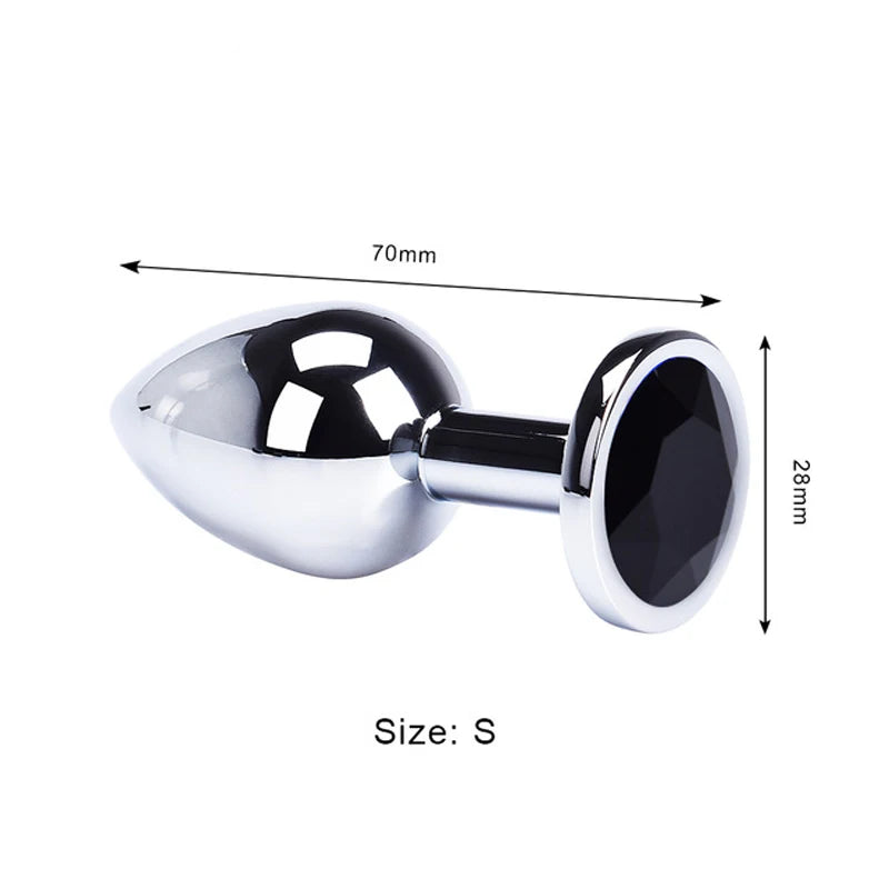 Stainless Steel Anal Plug -  Toys for adults Anal toys - Couple Toys