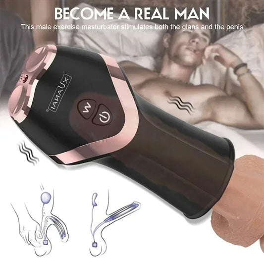Automatic Masturbation Toy Endurance for Male Fun Blowjob Machine For Men Male Sex Masturbator 12 Mode Vacuum Suction