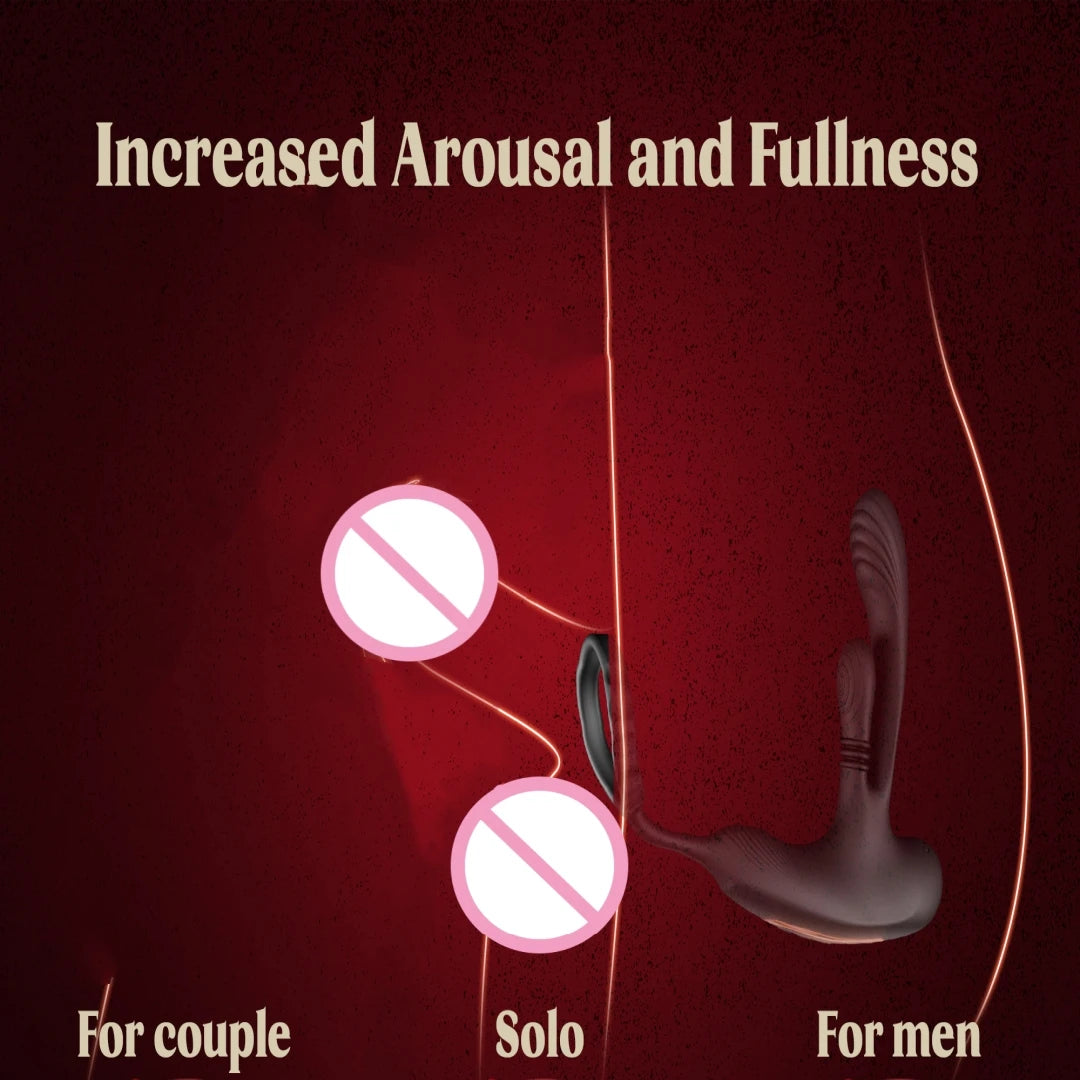 Anal Vibrator Prostate Massager Stimulator with 10 Kneading & 10 Vibrating Modes Sex Toys for Men Male Fun