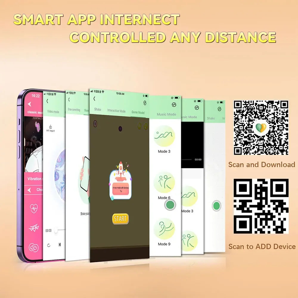 APP Control Vibrating Penis Ring Cock Ring for Men Ejaculation Delay Male Fun Adult Sex Toy for Men