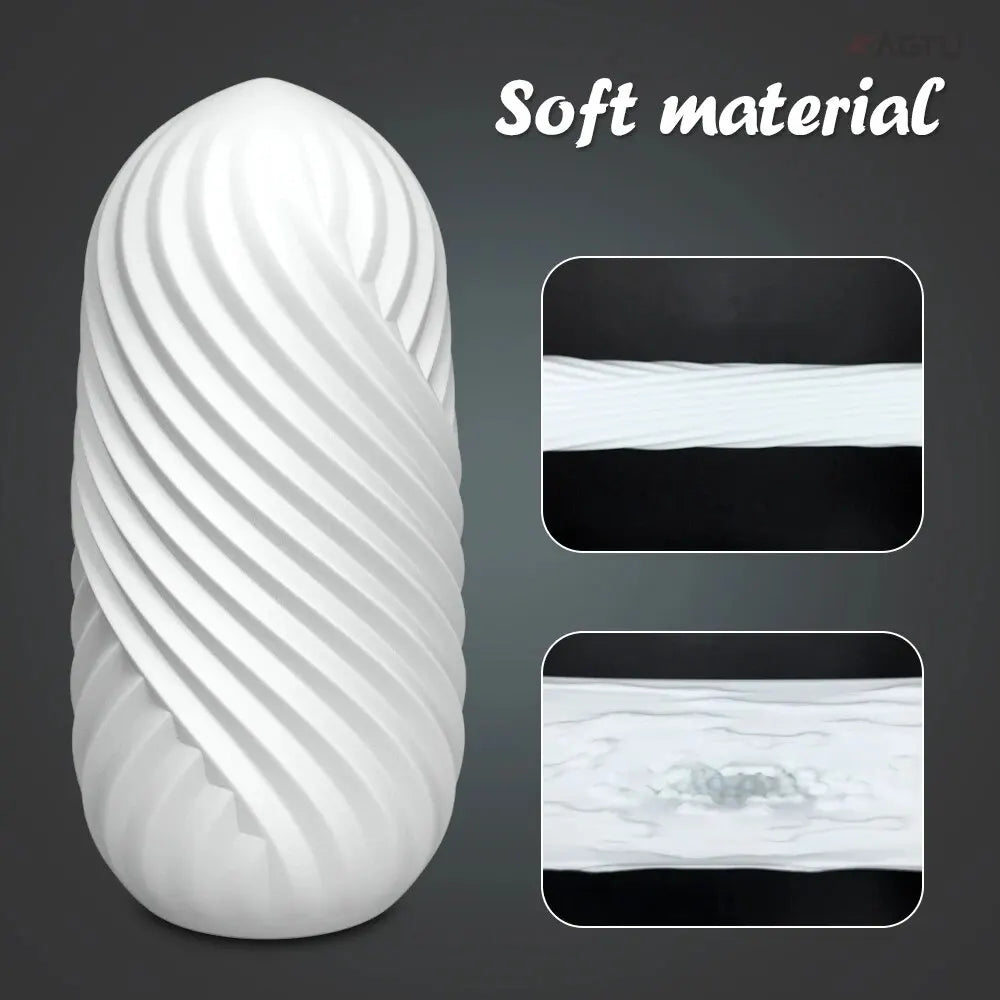 Male Masturbation Goods Soft Silicone Stretchable Masturbator for Men Pocket Pussy Waterproof Sex Toy for Male Fun