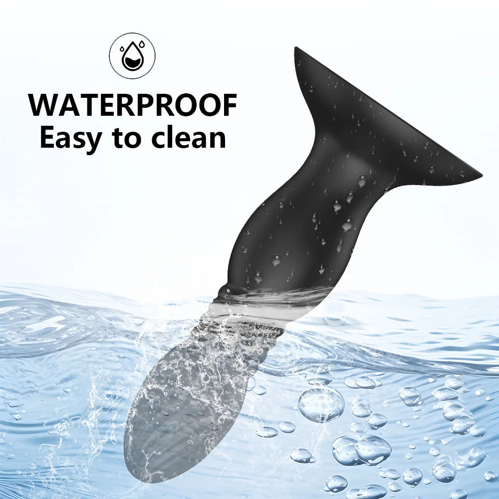 Prostate Massager Butt Plug Thrusting Vibrating Remote Control Suction Cup Anal Plug Stimulator Sex Toys for Male Fun