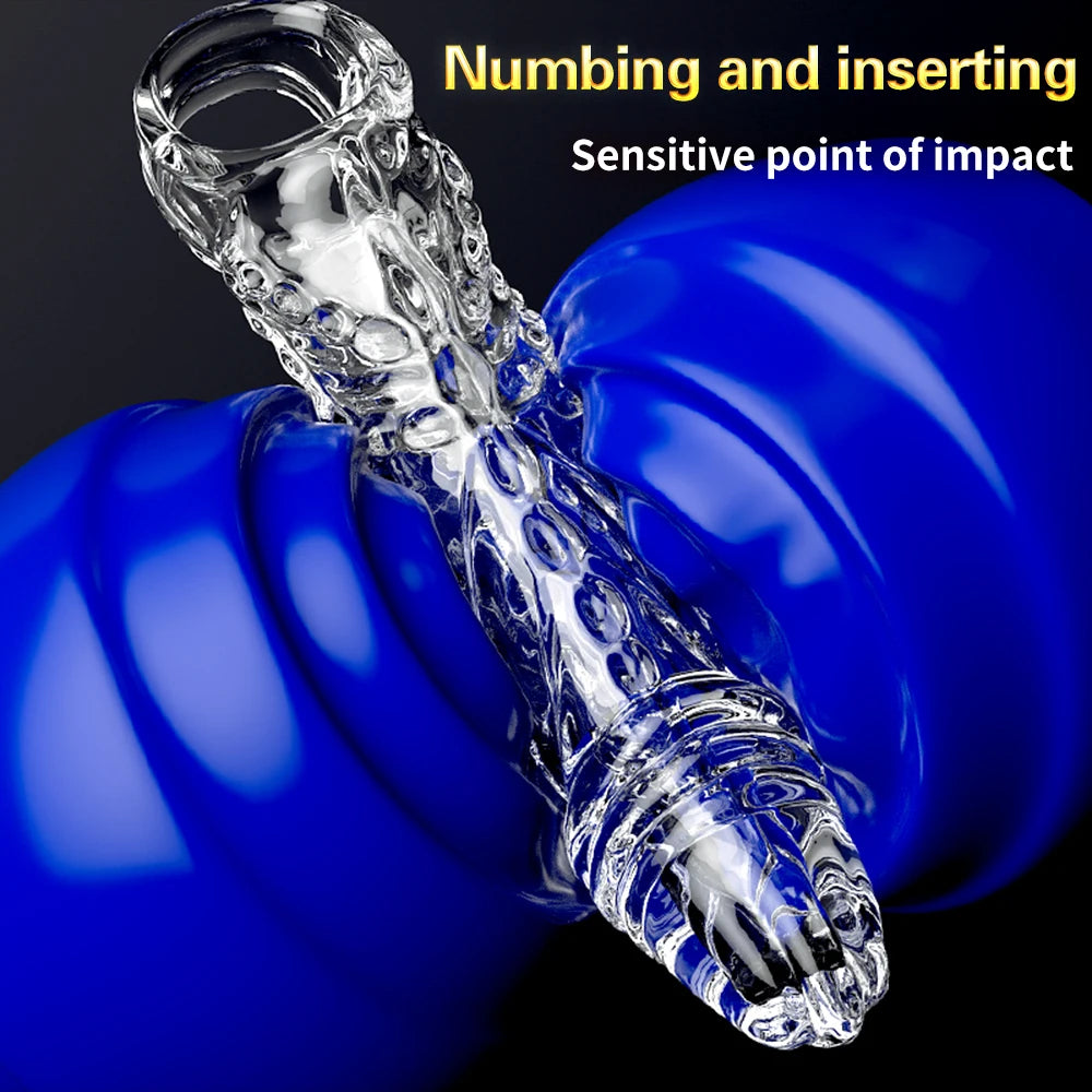 Silicone Cock Sleeve Ball Stretcher Scrotum Testis Restraint Male Ejaculation Delay Lasting Time Sex Toys For Couples Male Fun