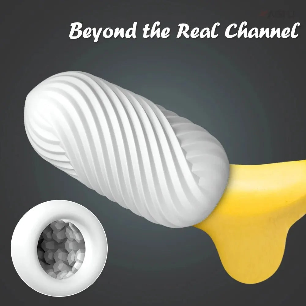 Male Masturbation Goods Soft Silicone Stretchable Masturbator for Men Pocket Pussy Waterproof Sex Toy for Male Fun