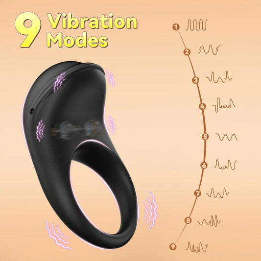 APP Control Vibrating Penis Ring Cock Ring for Men Ejaculation Delay Male Fun Adult Sex Toy for Men